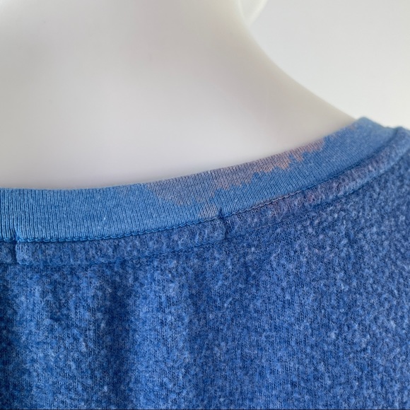 Wildfox Size L Blue RED WINE & BLUE Soft Knit Pullover Sweater July 4th USA - Picture 10 of 10